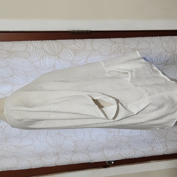 Meo Meli Lagenlook Linen Cotton Blend Resort wear Women's Top Size XL Italy - Picture 5 of 12